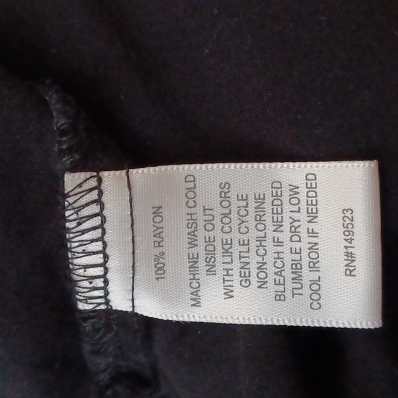 4/$80 Black Long Sleeve Blouse - Size Medium - Picture 6 of 6